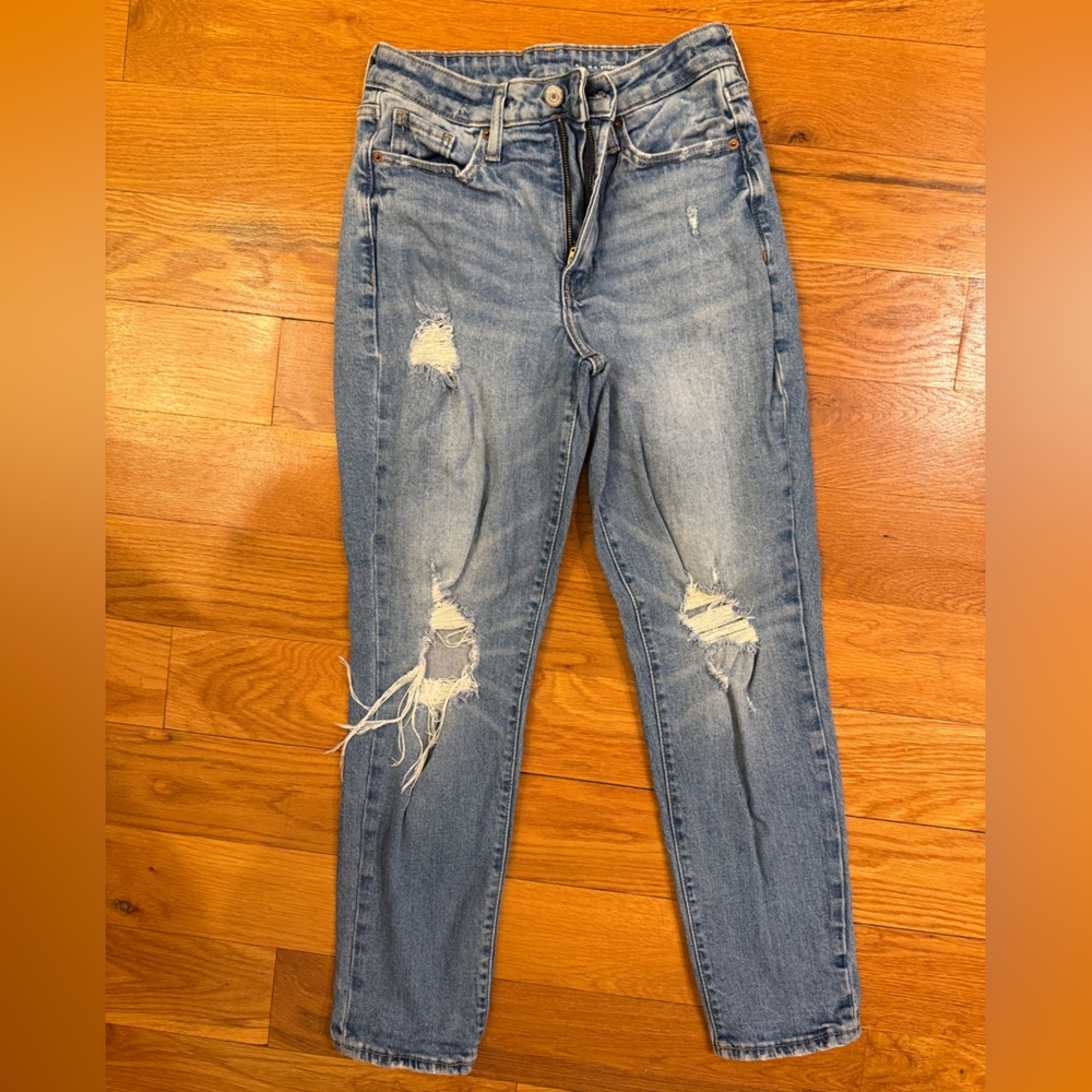 Stylish Old Navy Distressed Blue Jeans for Women